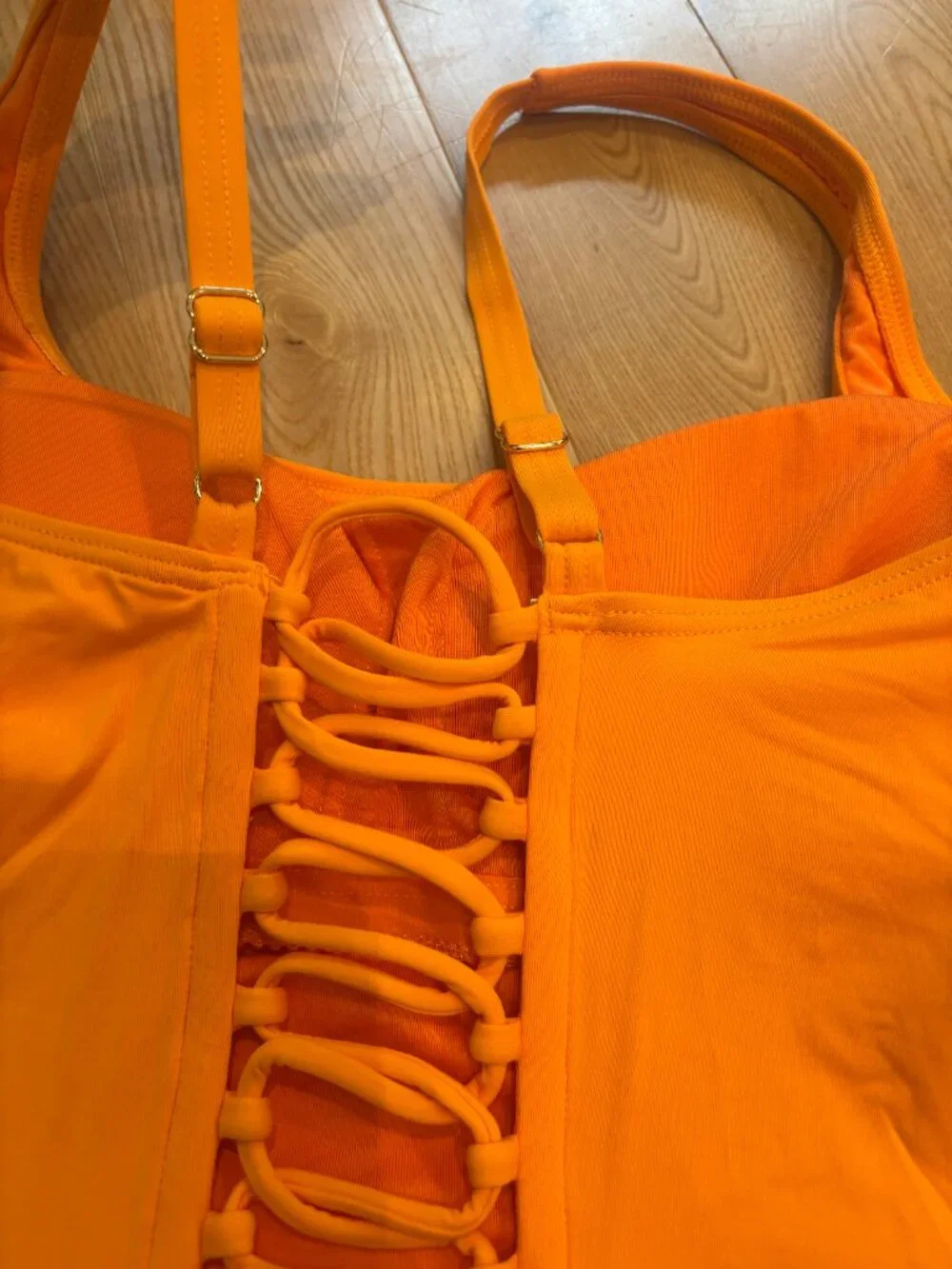 Orange Michael Kors One-Piece Swimsuit | Women's 10 NWT